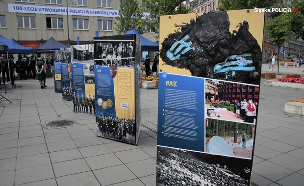 Wystawa plenerowa z okazji setnej rocznicy utworzenia Policji Województwa Śląskiego