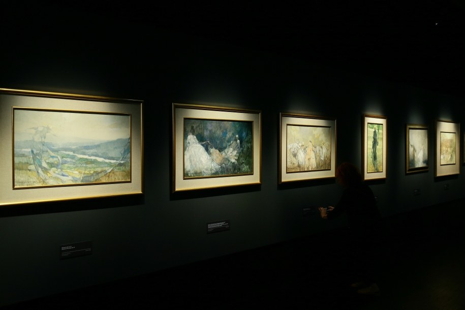 Wystawa pt. „Chopinowi Duda-Gracz”, zaprezentowana podczas konferencji prasowej w Muzeum Śląskim w Katowicach /Zbigniew Meissner /PAP