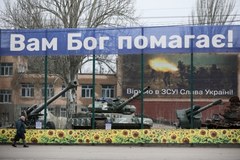 Wystawa zniszczonego rosyjskiego sprzętu