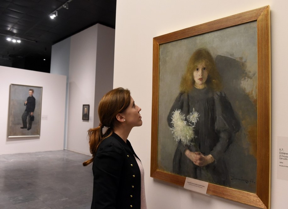 Wystawę Boznańskiej w Krakowie odwiedziło 56 tys. osób /PAP/Jacek Bednarczyk /PAP