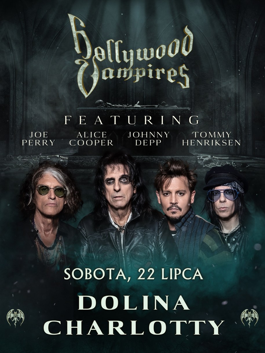 Występ zespołu "Hollywood Vampires" w Dolinie Charlotty /Materiały prasowe