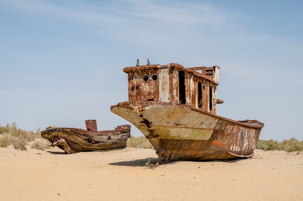 Wysychające Morze Aralskie w Uzbekistanie. /Shutterstock