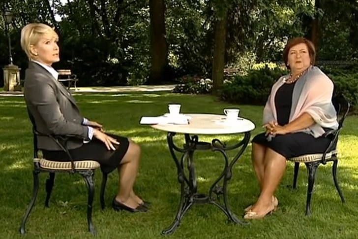 Wywiad z Anną Komorowską (Screen: youtube.com) /TVP /materiał zewnętrzny