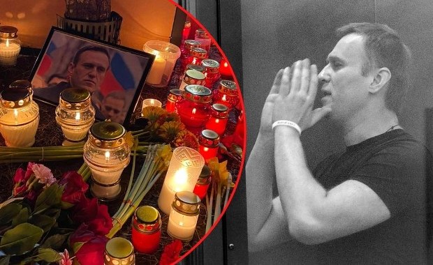 Wyznanie matki Nawalnego przy jego grobie. "Nie akceptujemy takich oskarżeń"