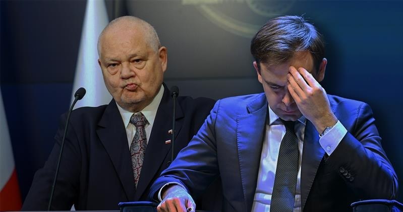 Wyższe stopy procentowe to wyższe koszty obsługi długu dla Polski, z czego z pewnością nie cieszy się minister finansów Andrzej Domański /Radosław Nawrocki / Forum, Jacek Domiński /Reporter