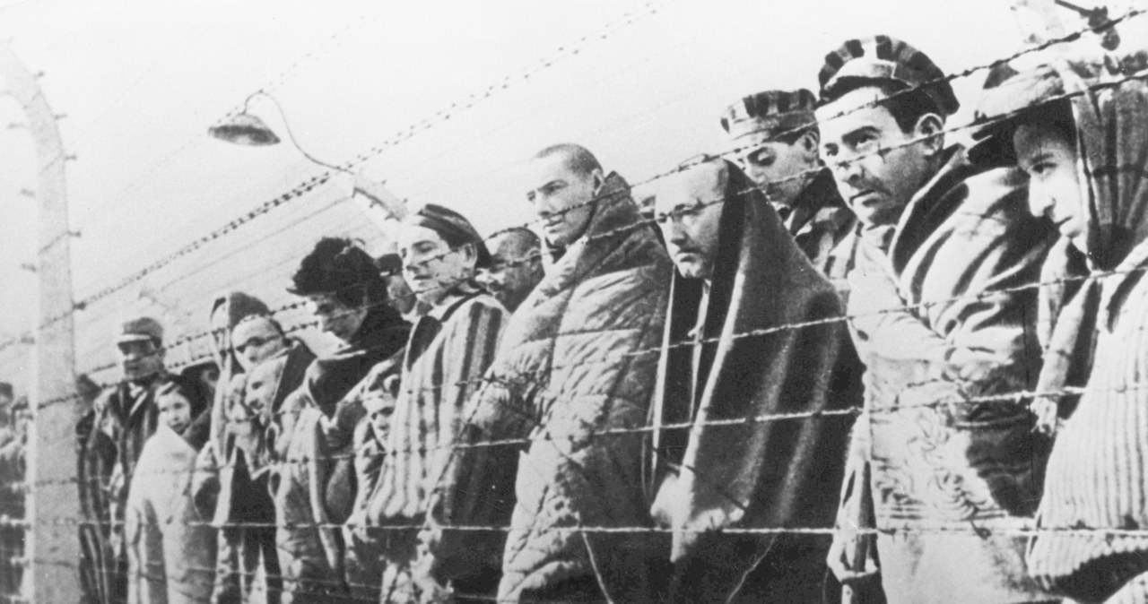 Wyzwolenie obozu Auschwitz w 1945 roku /Top Photo /Agencja FORUM