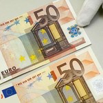 Wzrost fałszerstw banknotów euro