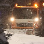 Wzrost natężenia opadów śniegu w Małopolsce