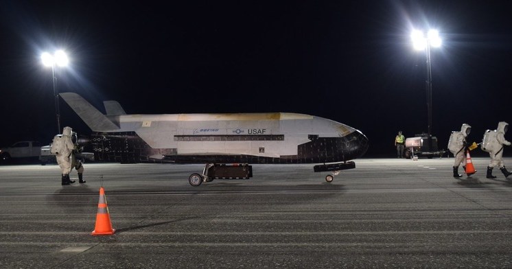 X-37B po powrocie. Zdjęcie USAF /materiały prasowe