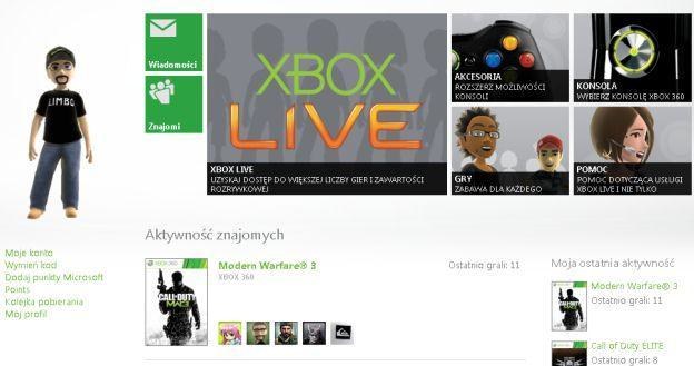 Xbox Live - motyw graficzny /Informacja prasowa