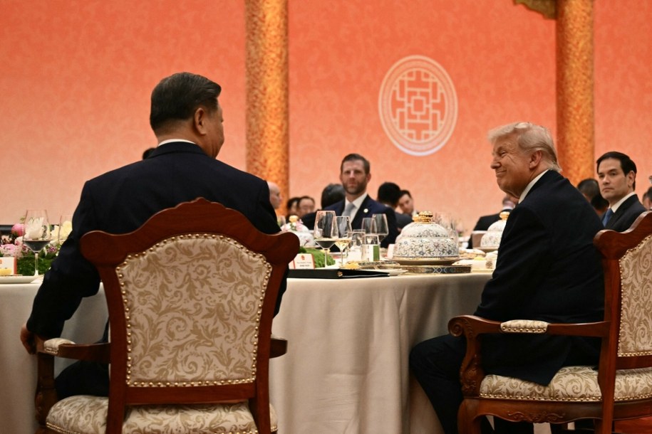 Xi Jinping, Donald Trump i Marco Rubio /BRENDAN SMIALOWSKI/AFP/East News /East News