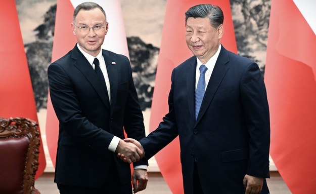 Xi Jinping i Andrzej Duda /PEDRO PARDO / POOL /PAP/EPA