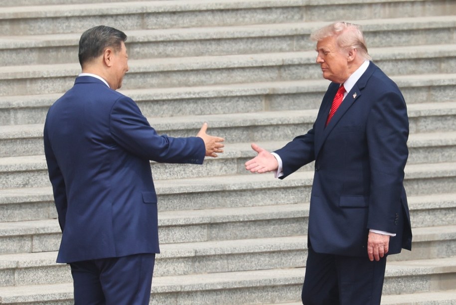 Xi Jinping i Donald Trump /MAXIM SHEMETOV/POOL /PAP/EPA