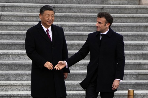 Xi Jinping  i Emmanuel Macron /NG HAN GUAN /PAP/EPA