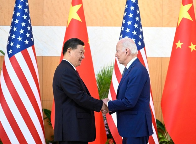 Xi Jinping i Joe Biden podczas ubiegłorocznego spotkania /XINHUA /LI XUEREN /PAP/EPA