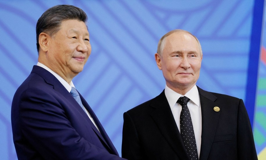 Xi Jinping i Władimir Putin /MAXIM SHEMETOV/AFP /East News