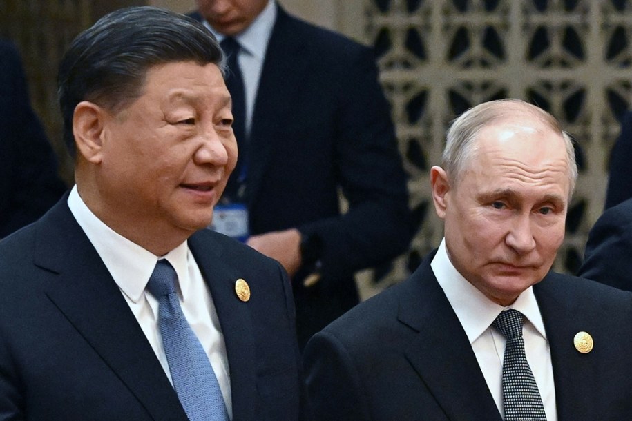 Xi Jinping i Władimir Putin /GRIGORY SYSOYEV/AFP/East News /East News