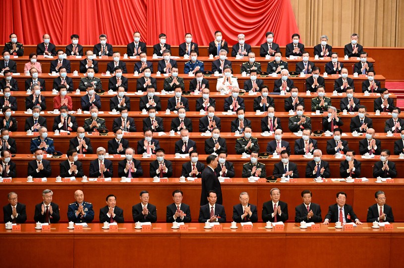 Xi Jinping na zjeździe Komunistycznej Partii Chin (KPCh) /NOEL CELIS/AFP /AFP