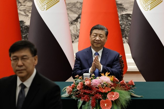 Xi Jinping wzywa do "sprawiedliwości" i "wielkiej" konferencji pokojowej w sprawie Gazy /TINGSHU WANG / POO /PAP/EPA