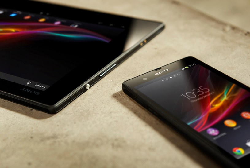 Xperia Tablet Z i Xperia Z - Sony przy pomocy tych dwóch urządzeń chce podbić rynek w tym roku /materiały prasowe