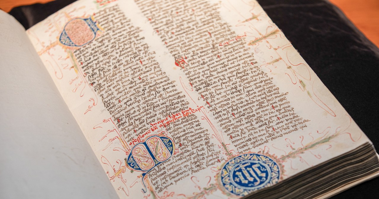 XV-wieczny rękopis z dziełami św. Augustyna 