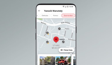 Yanosik - aplikacja wskaże warsztaty samochodowe z usługą door-to-door 