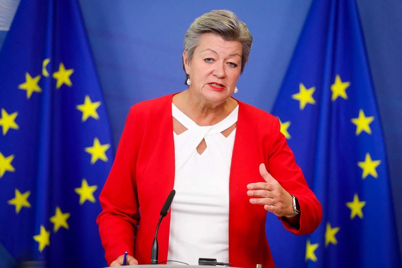 Ylva Johansson, komisarz UE ds. wewnętrznych /AFP