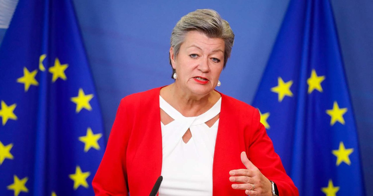 Ylva Johansson, komisarz UE ds. wewnętrznych /AFP