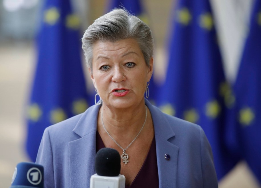 Ylva Johansson /OLIVIER HOSLET / POOL /PAP/EPA