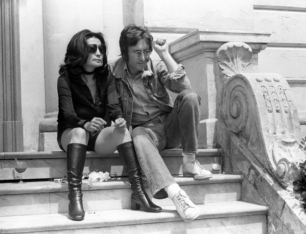 Yoko Ono i John Lennon: "Mieliśmy szczęście, że się pokochaliśmy" /arch. AFP