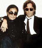 Yoko Ono z Johnem Lennonem /