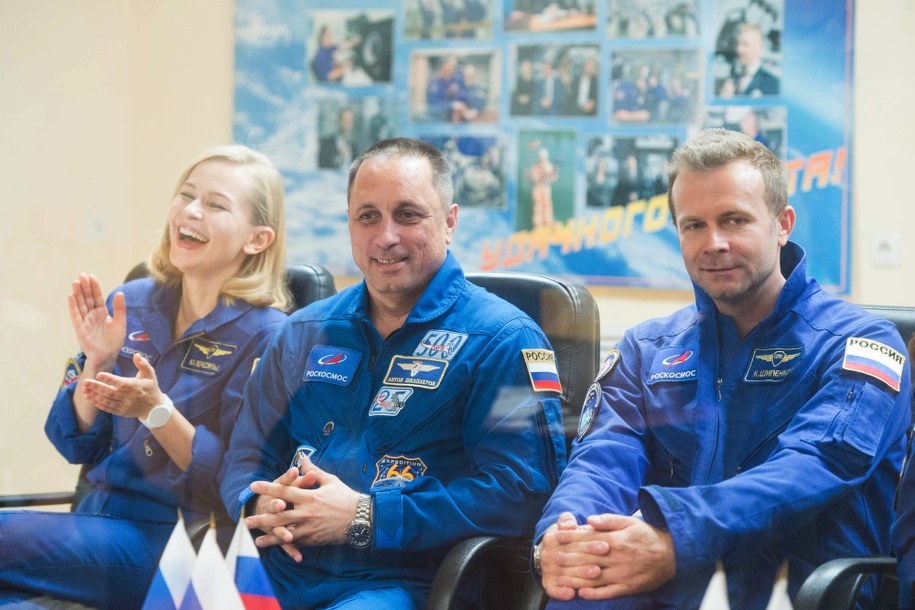 Z Bajkonuru na ISS odleci rosyjska ekipa filmowa /	PAP/EPA/ANDREY SHELEPIN / GCTC / ROSCOSMOS /PAP/EPA