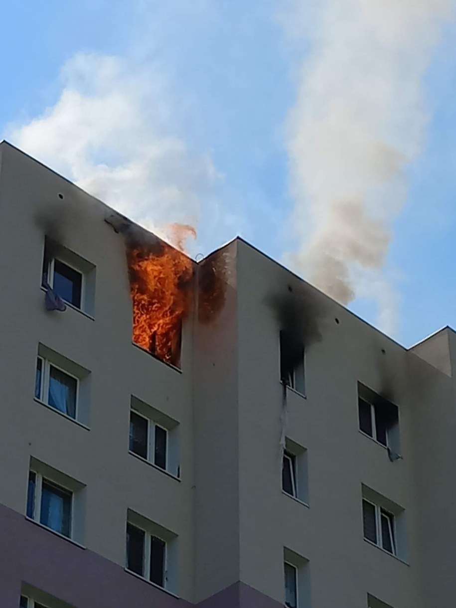 Z bloku ewakuowano 34 osoby /Gorąca Linia RMF FM