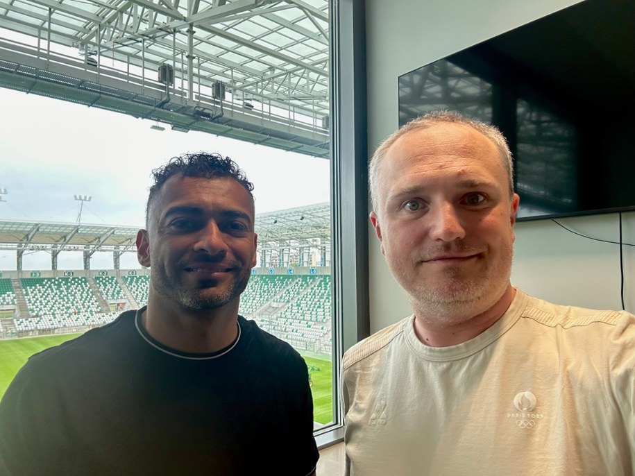 Z byłym już piłkarzem Brazylijczykiem Leandro rozmawiał Patryk Serwański z redakcji sportowej RMF FM /Patryk Serwański /RMF FM
