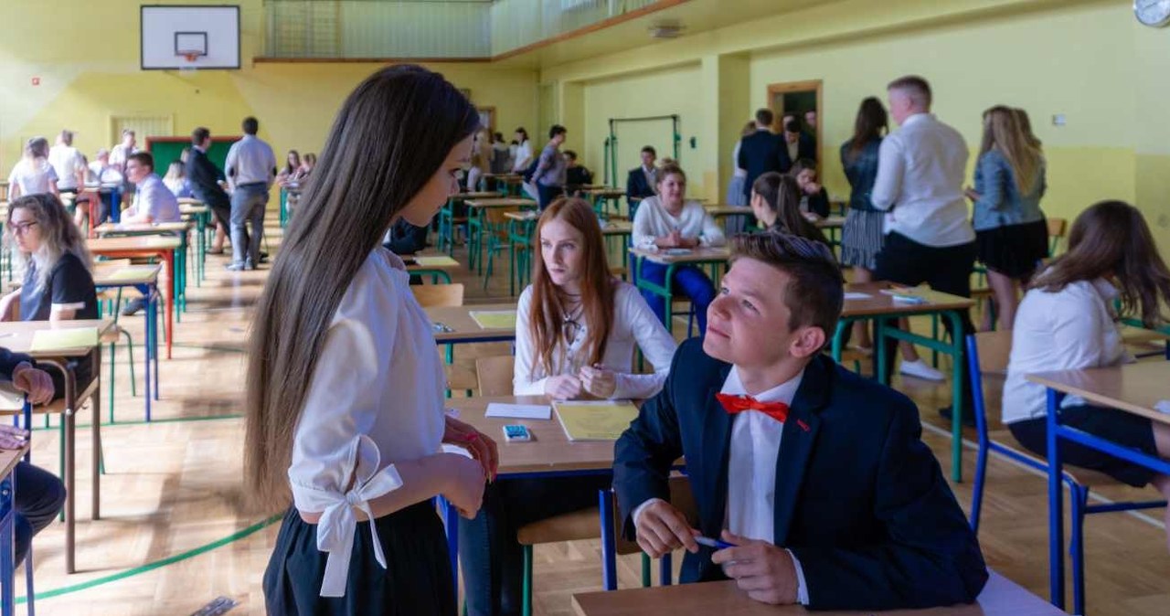 Z czym mierzyli się maturzyści? /Slawomir Olzacki /Agencja FORUM