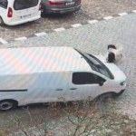 Z impetem wjechał w ciężarną na pasach [FILM]