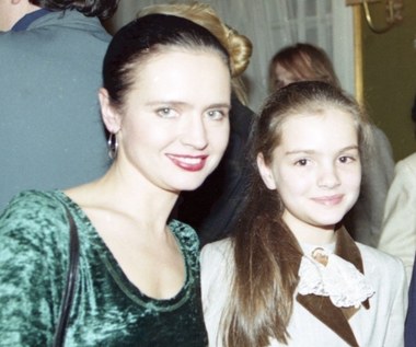 Z Jolantą Fajkowską na piątych urodzinach miesięcznika "Pani" w 1994 r. 