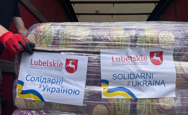 Z Lublina na Ukrainę wyruszył kolejny transport z pomocą humanitarną   