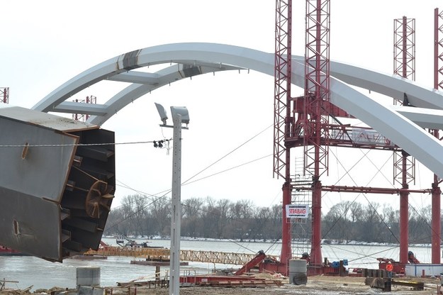 Z nowego mostu będzie można korzystać od grudnia /Paweł Balinowski /RMF FM