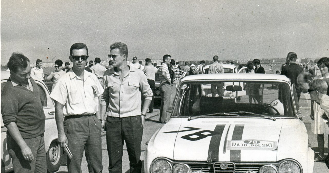 Z nr 78 wystartowali Włosi Silvano Stefani i Luciano Lombardini na alfa romeo giulia super ti /Archiwum Tomasza Szczerbickiego