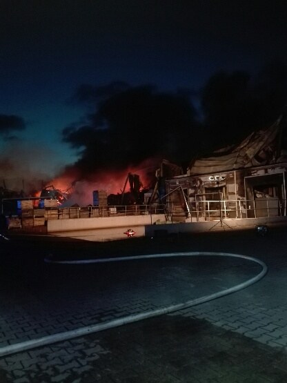 Z ogniem walczyło 30 zastępów straży pożarnej /Gorąca Linia RMF FM /Gorąca Linia RMF FM