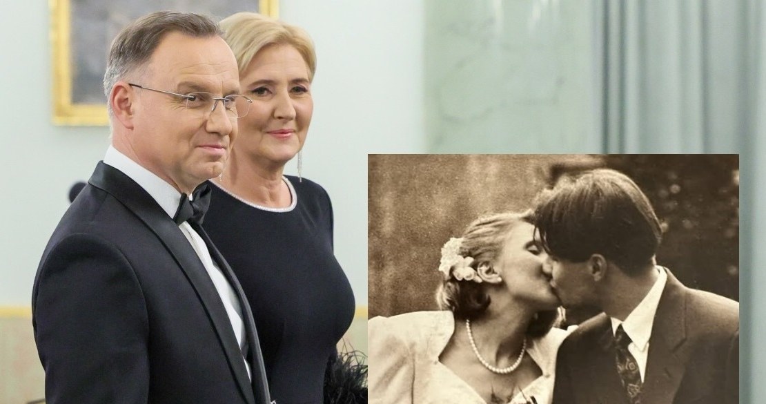 Z okazji 30. rocznicy ślubu Agata Kornhauser-Duda opublikowała w sieci wyjątkowe zdjęcie /Wojciech Olkuśnik/East News, https://www.instagram.com/pierwszadama_akd/ /