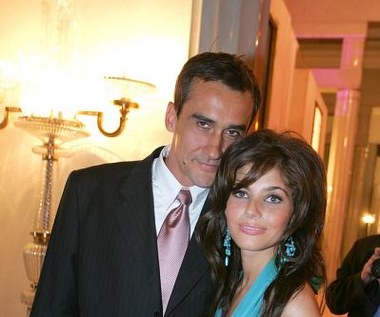 Z ówczesnym partnerem - Mariuszem Maksem Kolonko