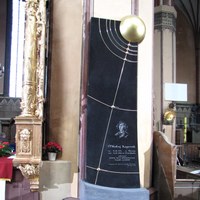 Grób Kopernika w katedrze fromborskiej