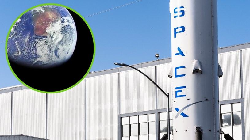 Z pokładu rakiety Falcon 9 nagrano film przedstawiający Błękitną Planetę. SpaceX publikuje materiały /123RF/PICSEL