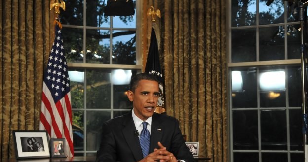 Z pokoju owalnego prezydenci amerykańscy ogłaszają przesłania w najbardziej dramatycznych momentach /AFP