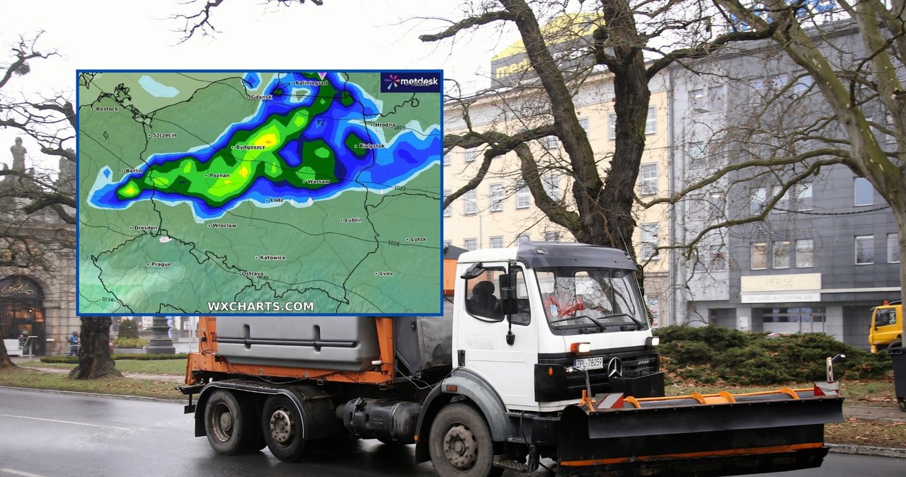 Z powodu marznących opadów w praktycznie całym kraju obowiązują alerty IMGW drugiego stopnia związane z marznącymi opadami. Tylko w części Śląska i większości Małopolski oraz Podkarpacia nie ma ostrzeżeń /Cezary Aszkiełowicz/Agencja Wyborcza.pl/WXCHARTS /