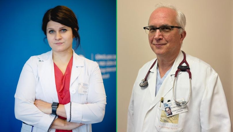 Z prof. Anettą Lasek-Bal, kierującą Oddziałem Neurologii z Pododdziałem Udarowym oraz prof. Wojciechem Wojakowskim, kierującym III Oddziałem Kardiologii w GCM rozmawiała dziennikarka RMF FM Anna Kropaczek. /Materiały prasowe