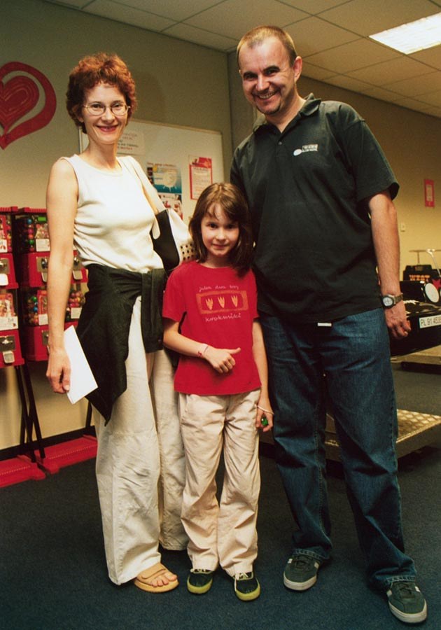 Z rodziną, 2002, fot.Prończyk &nbsp; /AKPA