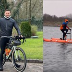 Z roweru na... rower wodny! Legenda polskiego CS'a robi wyjątkową ekspedycję
